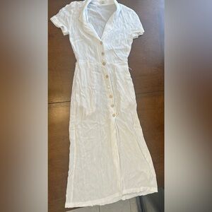 Wilfred Dress with Buttons - Aritzia Wilfred Shirt Dress